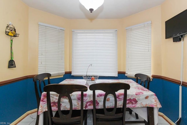 view of dining area