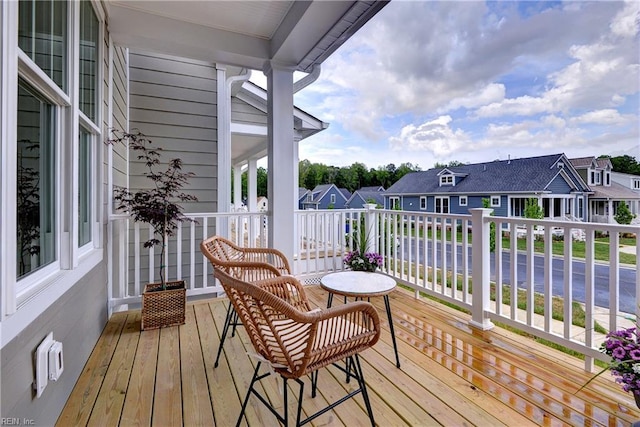 5311 Salzman St, Williamsburg, VA 23188 - deck featuring a residential view