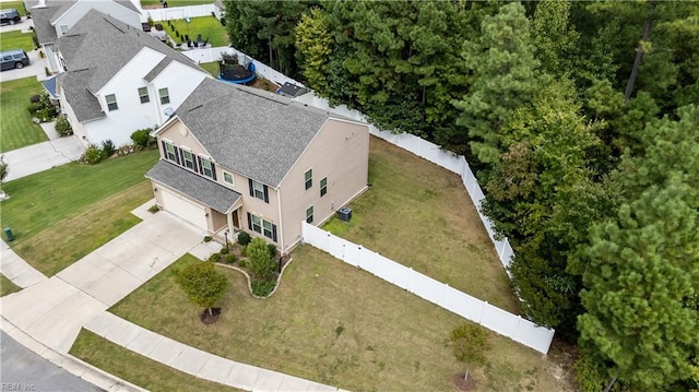 drone / aerial view