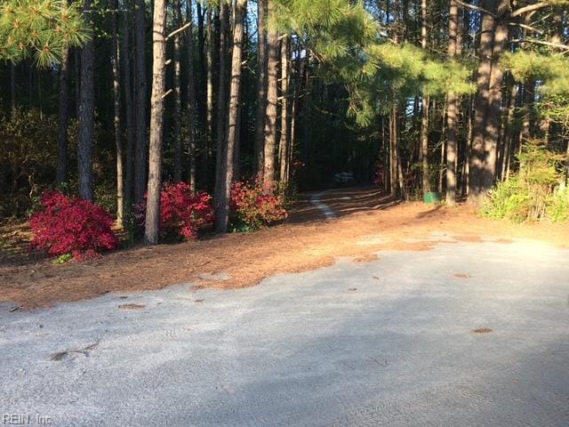 view of road