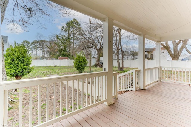 507 Bellwood Rd, Newport News, VA 23601 - deck featuring a yard and fence