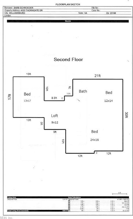 4023 Thorngate Dr, Williamsburg, VA 23188 - room layout