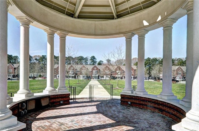 296 Walt Whitman Ave, Newport News, VA 23606 - view of patio / terrace featuring covered porch and a residential view