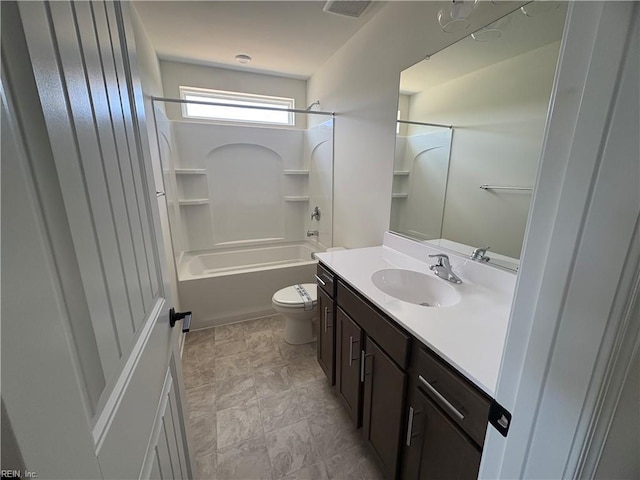 2014 Stanford Ln, Newport News, VA 23608 - full bath with vanity, toilet, and shower / bath combination