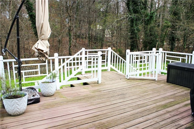 view of deck