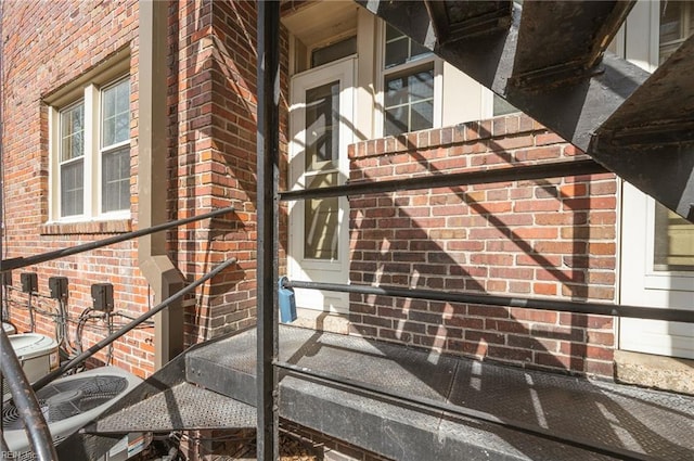 911 Spotswood Ave Unit 6, Norfolk, VA 23517 - entrance to property with brick siding and central AC