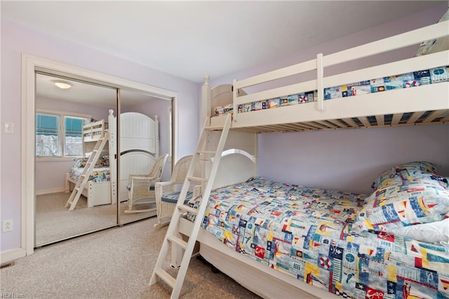 832 Surfside Ave, Virginia Beach, VA 23451 - carpeted bedroom featuring baseboards and a closet