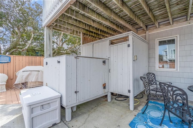 832 Surfside Ave, Virginia Beach, VA 23451 - view of patio / terrace featuring fence