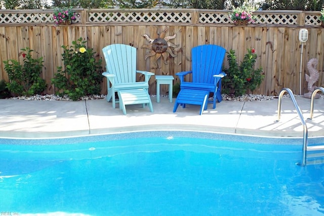 832 Surfside Ave, Virginia Beach, VA 23451 - view of pool with a fenced in pool, fence, and a patio area