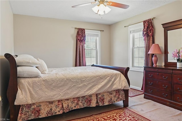 421 Richneck Rd, Newport News, VA 23608 - carpeted bedroom featuring baseboards and ceiling fan