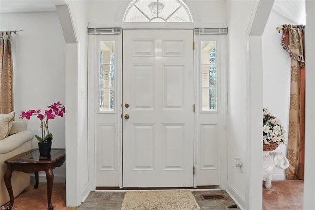 421 Richneck Rd, Newport News, VA 23608 - foyer featuring baseboards