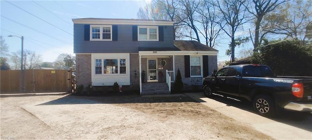 1116 Faubus Dr, Newport News, VA 23605 - view of front facade with fence
