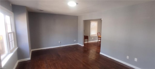 1116 Faubus Dr, Newport News, VA 23605 - unfurnished room featuring baseboards and wood finished floors