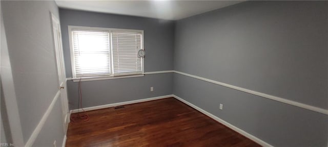 1116 Faubus Dr, Newport News, VA 23605 - unfurnished room featuring baseboards and dark wood-style floors