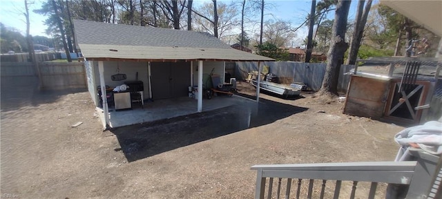 1116 Faubus Dr, Newport News, VA 23605 - view of patio with a carport and fence