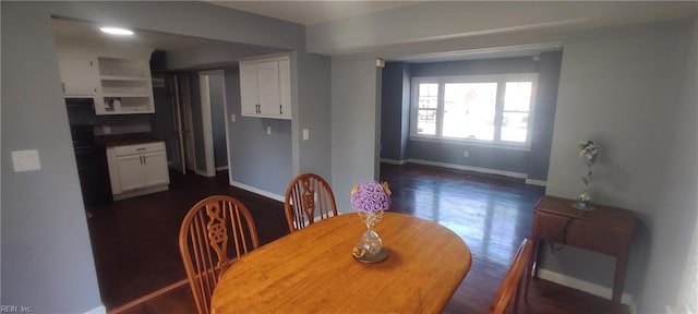 1116 Faubus Dr, Newport News, VA 23605 - dining space featuring dark wood-style flooring and baseboards