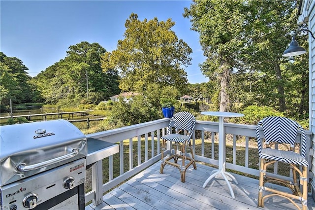 38 Callis Ln, Deltaville, VA 23043 - deck with grilling area