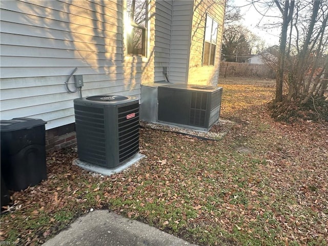 422 Homestead Ave, Hampton, VA 23661 - exterior details featuring central air condition unit