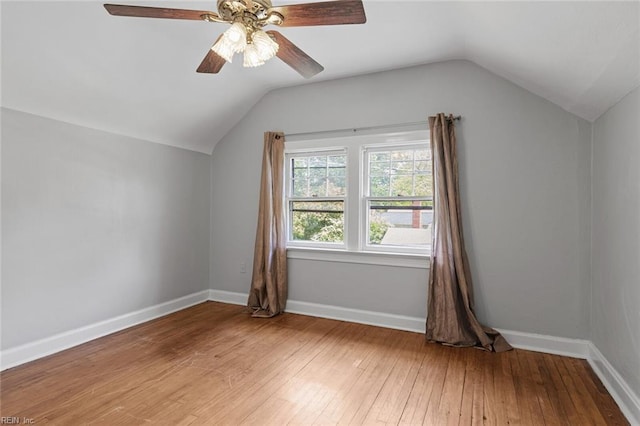 33 Mennonite Ln, Newport News, VA 23602 - bonus room featuring hardwood / wood-style floors, baseboards, and lofted ceiling