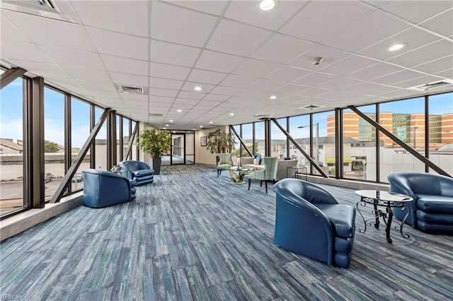 community lobby featuring visible vents
