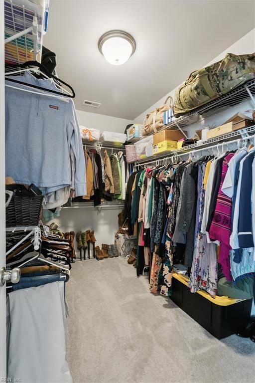 1012 Chartwell Dr, Newport News, VA 23608 - spacious closet with carpet flooring and visible vents