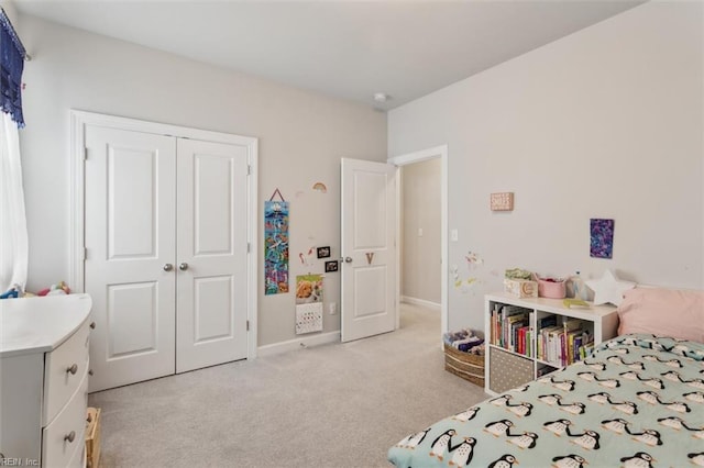 1012 Chartwell Dr, Newport News, VA 23608 - bedroom with light carpet, baseboards, and a closet