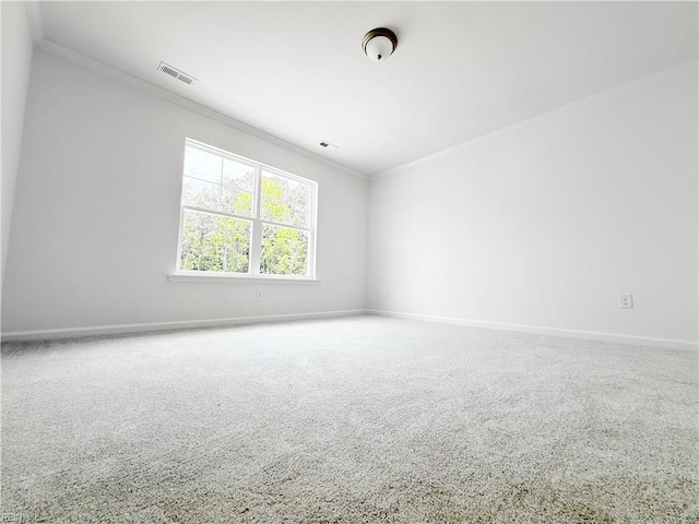 1396 Independence Blvd, Newport News, VA 23608 - carpeted spare room featuring crown molding