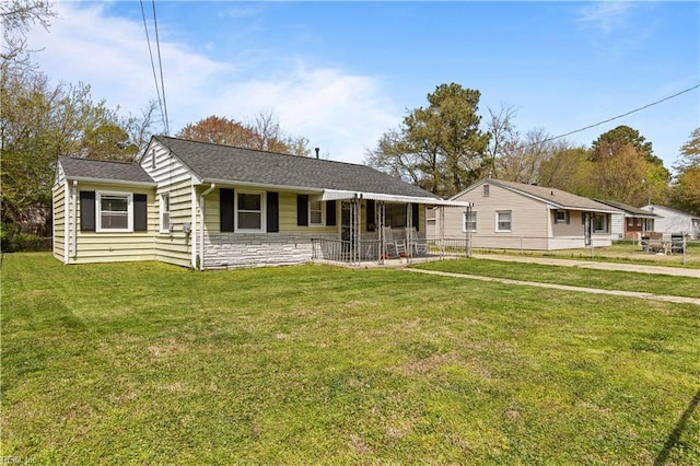 1917 Kensington Dr, Hampton, VA 23663 - single story home with stone siding and a front yard