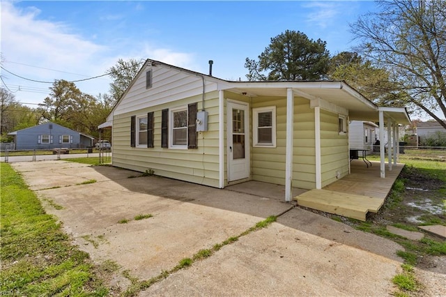 1917 Kensington Dr, Hampton, VA 23663 - exterior space with driveway and fence