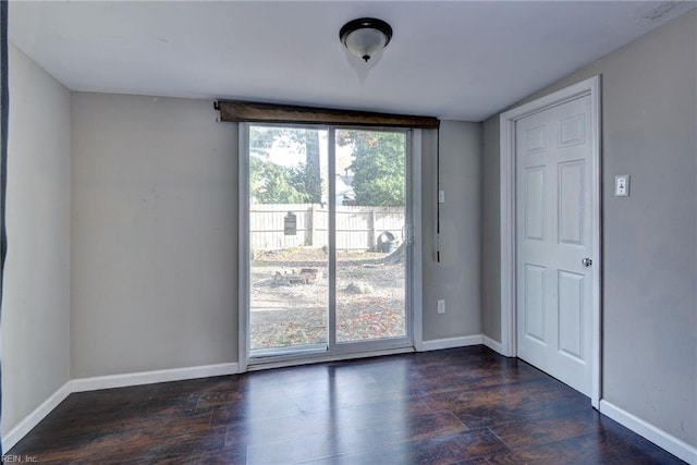 1413 Seward Dr, Hampton, VA 23663 - empty room with plenty of natural light, dark wood-style floors, and baseboards