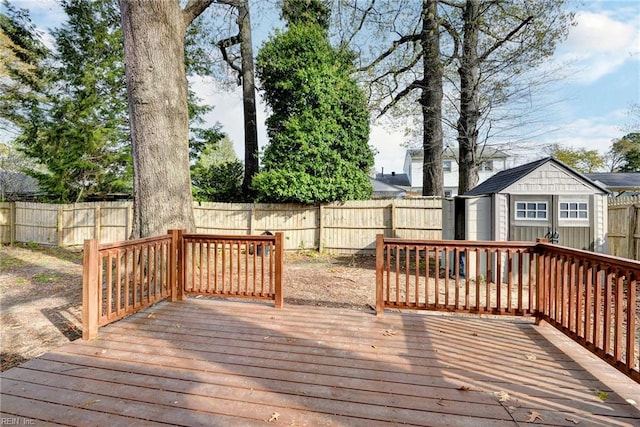 1413 Seward Dr, Hampton, VA 23663 - wooden terrace with an outbuilding, a fenced backyard, and a shed