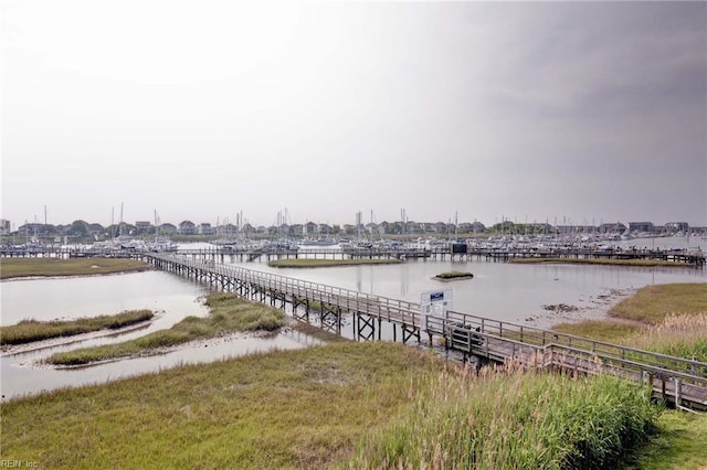 1413 Seward Dr, Hampton, VA 23663 - dock area featuring a pier and a water view
