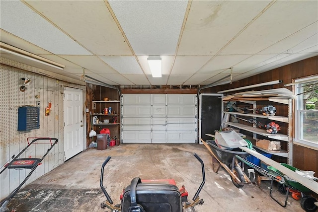 8084 Lynnbrook Dr, Norfolk, VA 23518 - garage with wooden walls