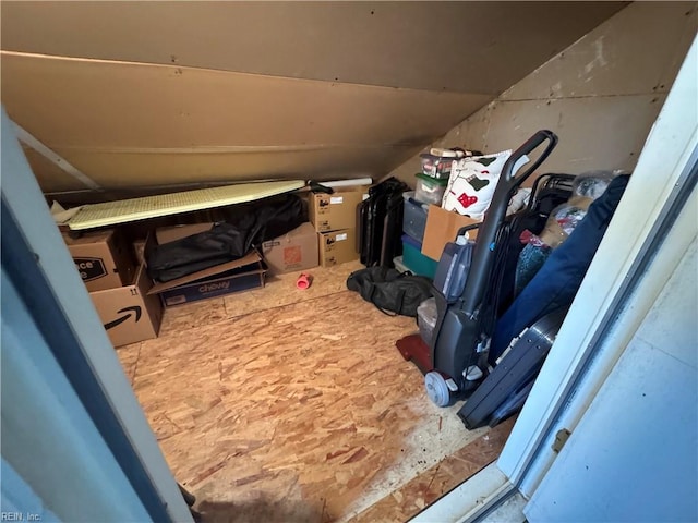 view of storage