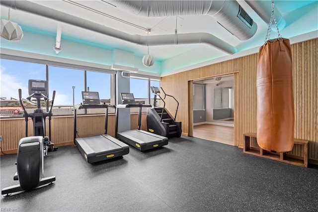 view of workout room