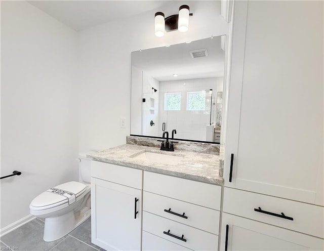 1539 Waltham Ln, Newport News, VA 23608 - bathroom featuring vanity, a shower stall, and tile patterned floors