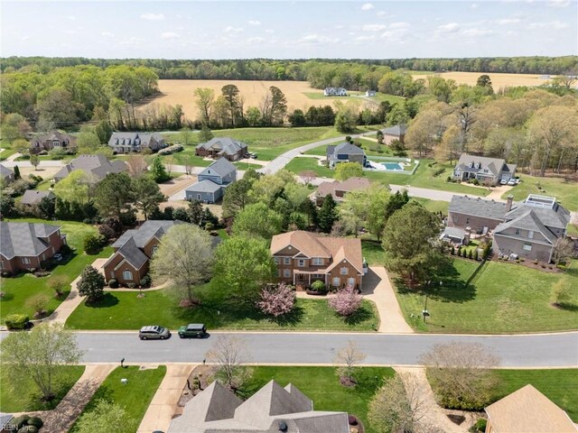 birds eye view of property featuring a residential view