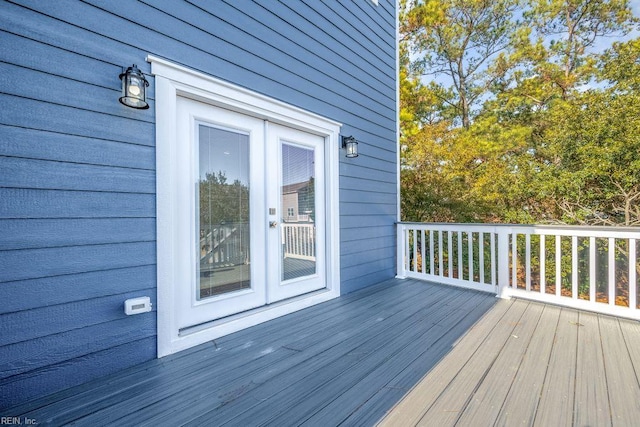 view of deck