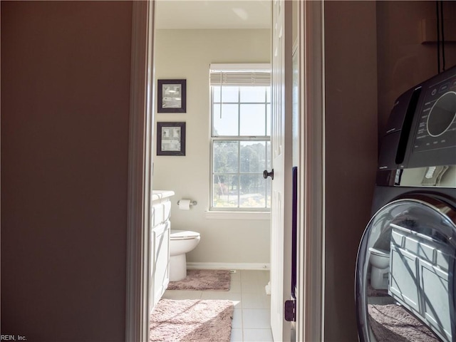4734 Kempsville Greens Pkwy, Virginia Beach, VA 23462 - bathroom with tile patterned flooring, baseboards, and toilet