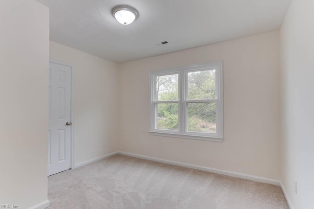 1793 Old Buckroe Rd, Hampton, VA 23664 - spare room featuring light colored carpet, baseboards, and visible vents