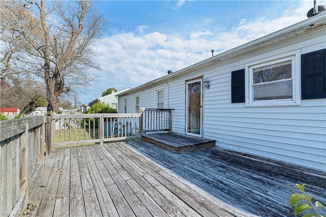 116 Twin Oaks Dr, Hampton, VA 23666 - view of wooden deck