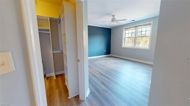 301 Brooke Ave Unit 105, Norfolk, VA 23510 - interior space featuring light wood-style floors, baseboards, and visible vents