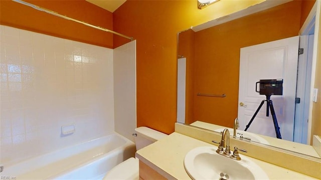 301 Brooke Ave Unit 105, Norfolk, VA 23510 - full bathroom with toilet, vanity, and shower / tub combination