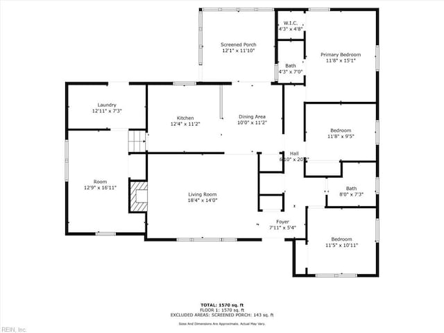 122 Kendall Dr, Newport News, VA 23601 - floor plan