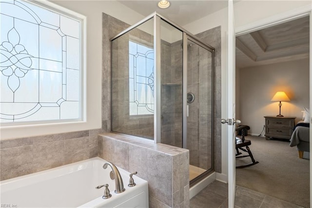 209 Cobblestone Reach Reach, Suffolk, VA 23435 - ensuite bathroom with a shower stall, a garden tub, and ensuite bath