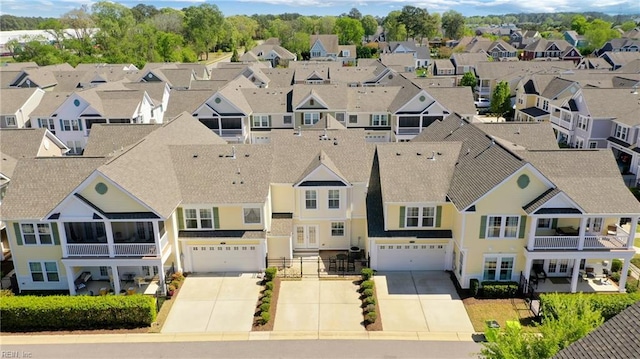 209 Cobblestone Reach Reach, Suffolk, VA 23435 - drone / aerial view featuring a residential view