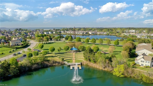 209 Cobblestone Reach Reach, Suffolk, VA 23435 - aerial view with a water view and a residential view