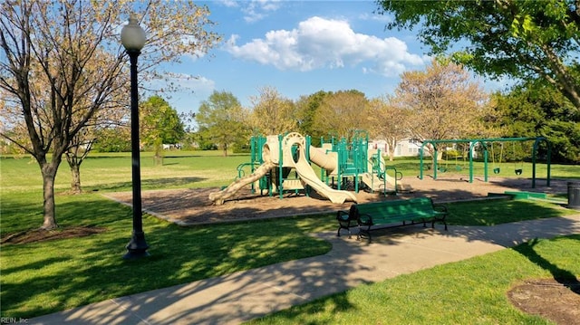 209 Cobblestone Reach Reach, Suffolk, VA 23435 - communal playground with a yard