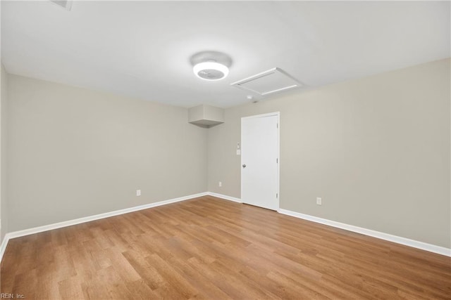 105 Ireland St, Hampton, VA 23663 - empty room with light wood-style floors and baseboards