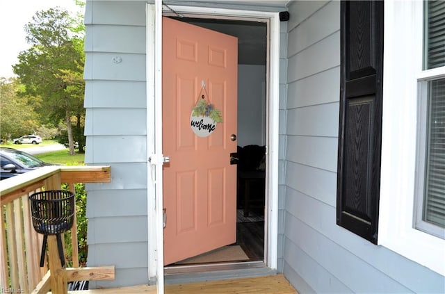 view of property entrance